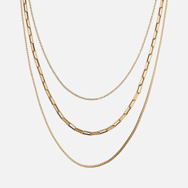 Golden Sands Layered Necklace