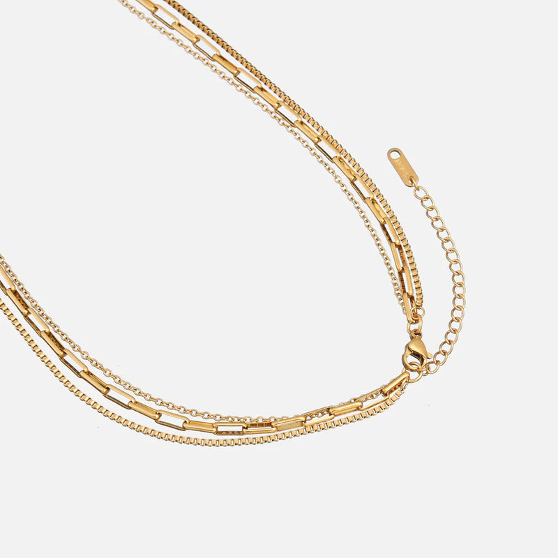 Golden Sands Layered Necklace