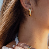 Beach Hoops Earrings