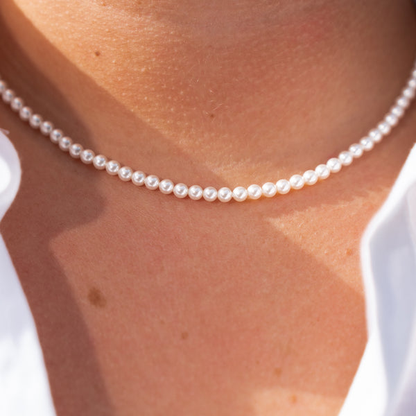 Ocean Breeze Pearl Choker